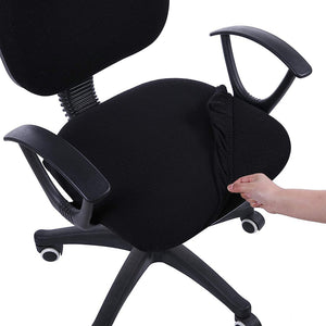 Housse de chaise de bureau anti-poussière lavable