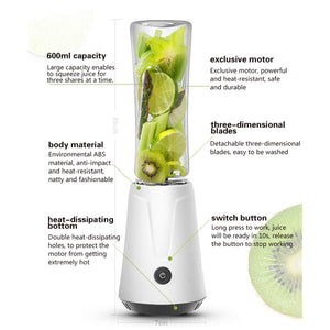 Portable USB Charging Blender & Juicer