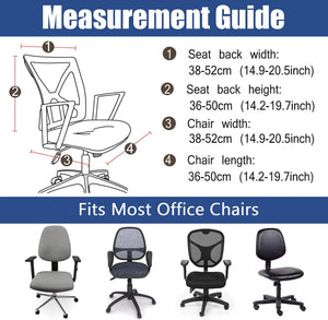 Housses de chaise de bureau imperméables en PU