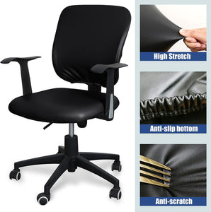 Housses de chaise de bureau imperméables en PU